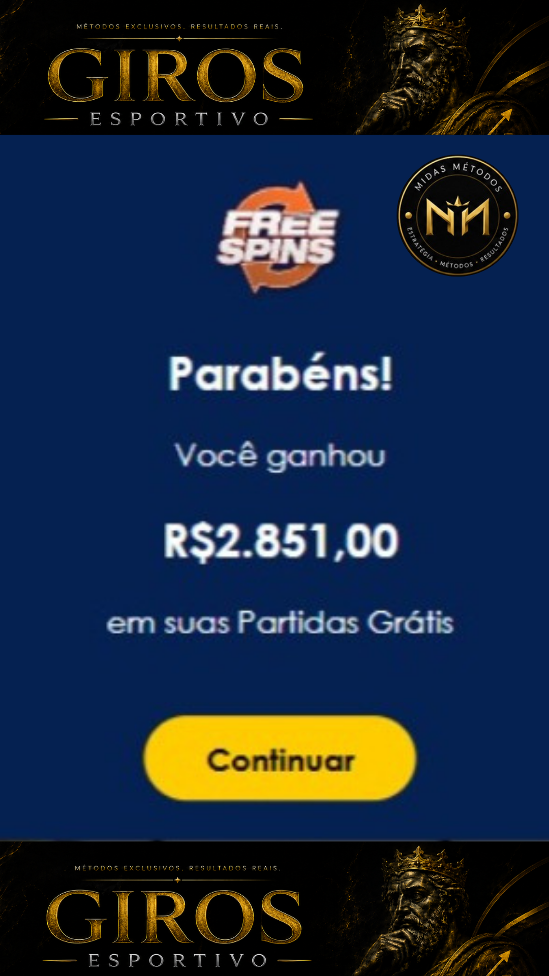 Case Midas — Resultado Real