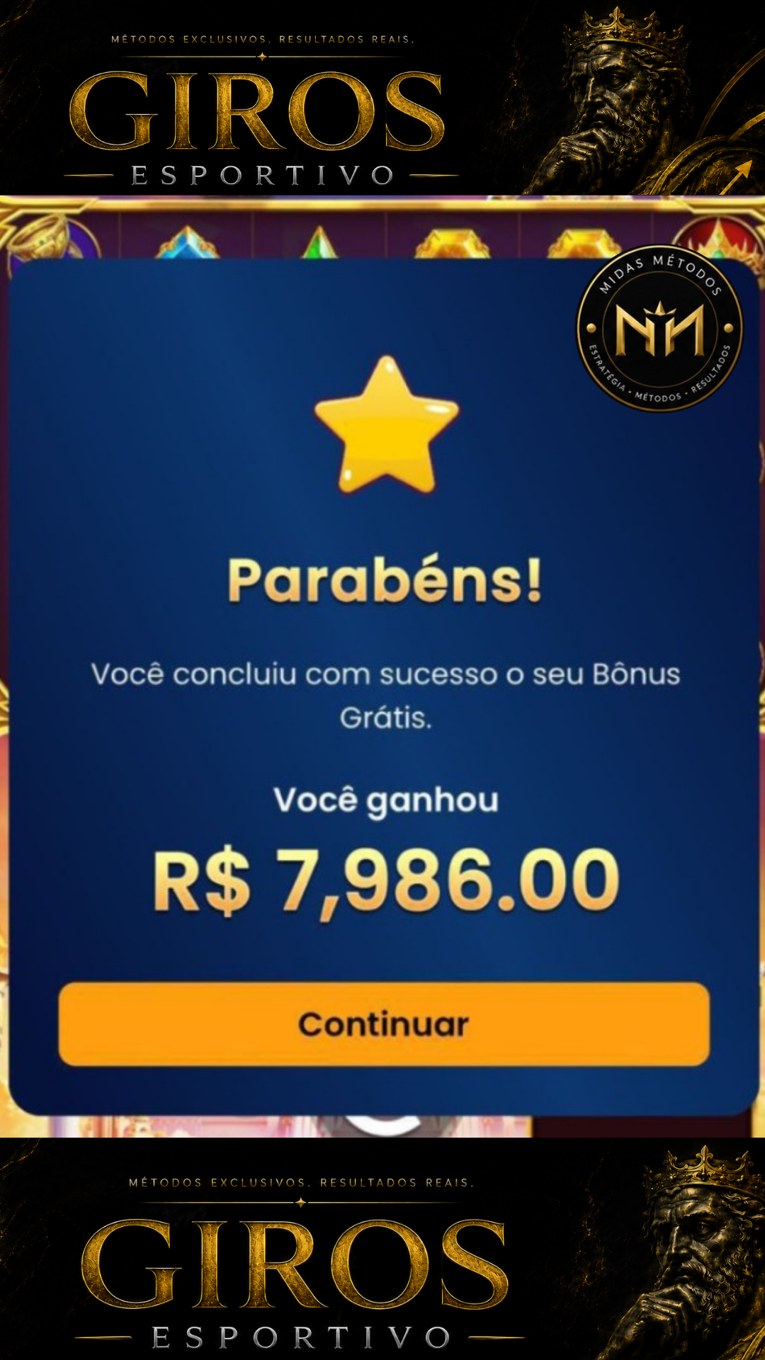 Case Midas — Resultado Real